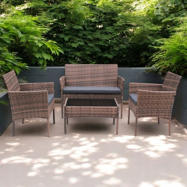 Комплект садових меблів із техноротанга Ideal Garden від MTG Trade Group, 4 предмети