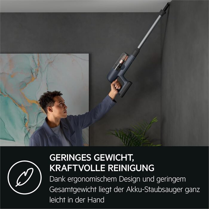 Акумуляторний пилосос AEG ÖKO AP71UB14AM: потужний, легкий, 2в1, сірий