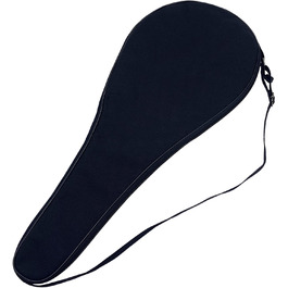 Чохли для тенісних ракеток Jaegvida, Тенісна сумка, легкі, м'які, регульовані ремені чорного кольору S
