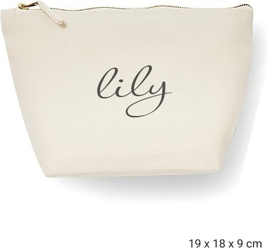 Персоналізована бавовняна косметичка у вінтажному стилі з назвою Косметичка, сумка для туалетного приладдя, маленький пенал для жінок і дівчаток 19x18x9 см, натуральний