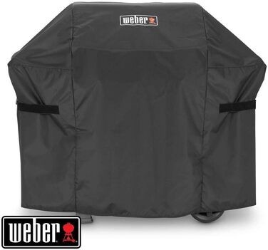 Набір для гриля Weber (щітка, щипці) + чохол Premium для грилів Spirit/Spirit II 300 та 200 серії, чорний