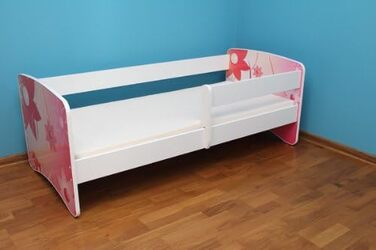 Дитяче дитяче ліжко Best For Kids 90x180 із захистом від падіння з висоти 44 Design (Angel)