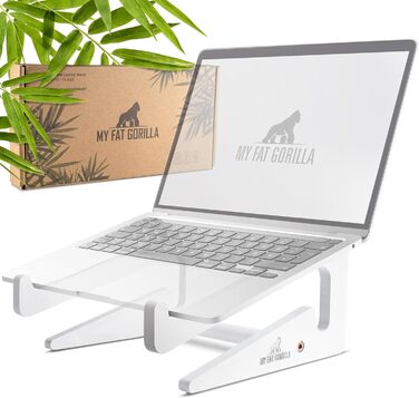 Підставка для ноутбука My Fat Gorilla: регульована, ергономічна, бамбук, 10-16 дюймів