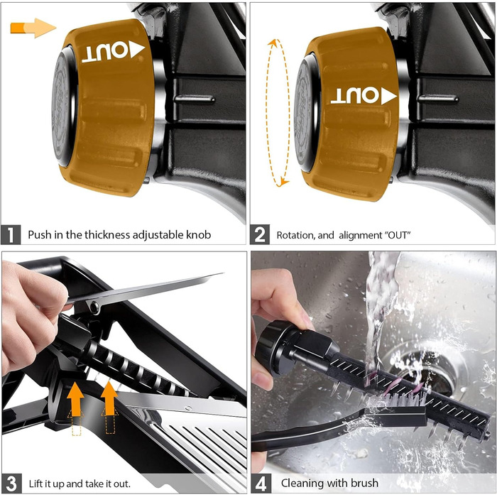 Машинка для нарізання овочів Mastertop 5-в-1: тертка, слайсер, нарізач для овочів, фруктів та сиру