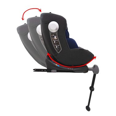 Дитяче автокрісло PETEX I-SIZE Lukas 1241 з ISOFIX 44441218 (синій, антрацит)