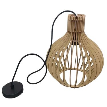 Підвісна лампа Relaxdays з дерев'яними плафонами