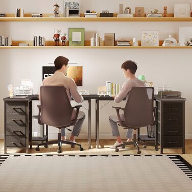 Комп'ютерний кутовий стіл Coleshome 120x70 см з 4 шухлядами, сірий, для офісу/кабінету/спальні