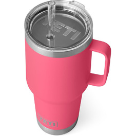 Термокружка YETI Rambler з кришкою-соломинкою, Tropical Pink, 1 л (35 oz)