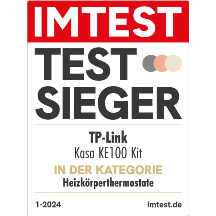 TP-Link Kasa Smart Термостат для радіатора WiFi Starter Kit (Хаб + 1 Термостат), Керування опаленням через додаток Kasa, Геофенсинг, Розпізнавання відкритих вікон, Matter, Сумісність з Alexa