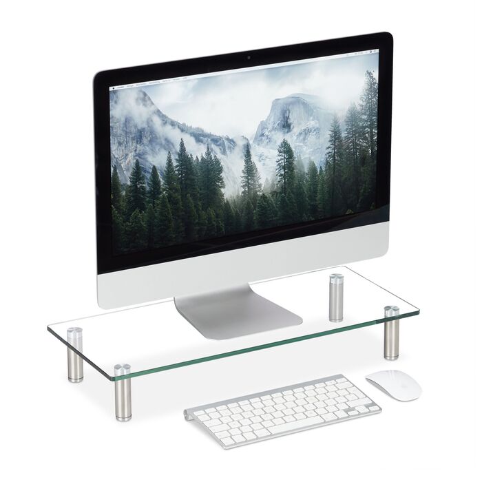 Підставка для монітора Relaxdays зі склом