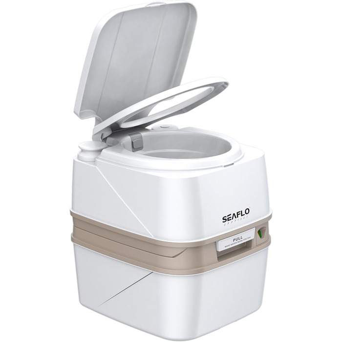 Seaflo LIGHTEU 18L портативна інжекційна туалет для кемпінгу, автодому та відпочинку на природі
