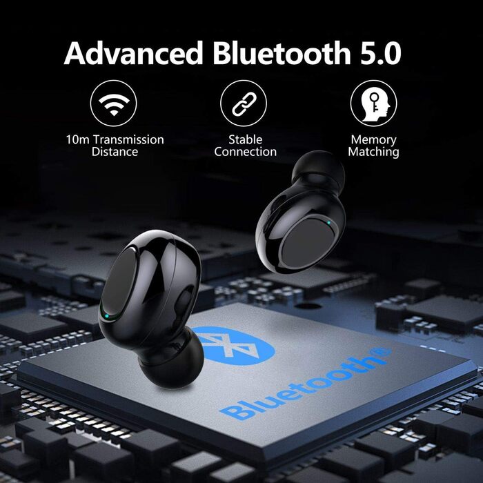 Навушники-вкладиші Bluetooth 50 годин DSP з шумозаглушенням HiFi Stereo IPX5 Sport з мікрофоном