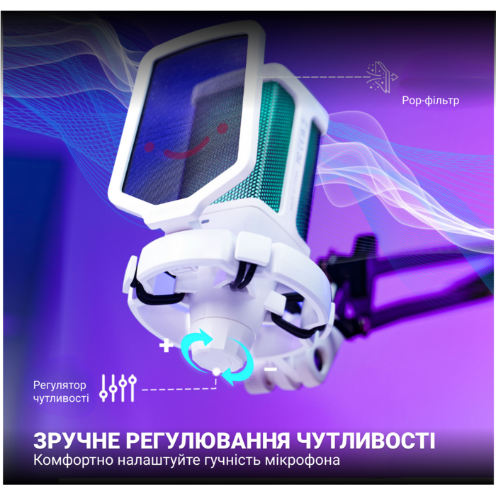 Мікрофон Fifine Q6TW White