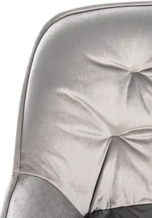 Барні крісла Gibson (2 шт) - м'які, з підніжкою, рожевого кольору, оксамиту, сірого кольору