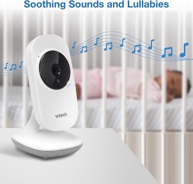 Відеоняня з камерою та монітором, акумулятор на 19 годин, радіус дії 305 м, автоматичний режим