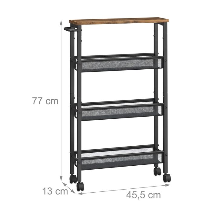 Органайзер Relaxdays для ванної кімнати з 4 ярусами