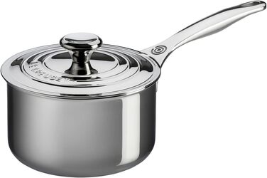 Каструля Le Creuset Signature з нержавіючої сталі з кришкою та ручкою, 1.9 л (18 см)