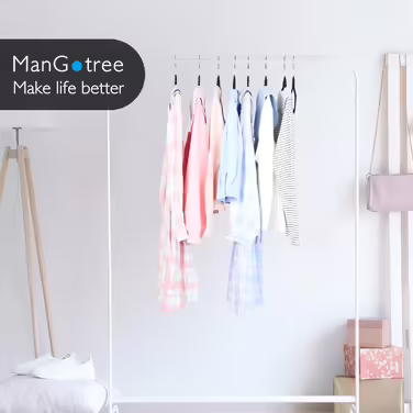 Дитячі вішалки для одягу ManGotree 35 см, оксамитові, ультратонкі, з обертовим гачком 360°, нековзкі, міцні, 32 шт, чорні