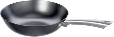 Сковорода вок Iron-Star Залізна сковорода без покриття 28 см приблизно 3,30 л, 1460-28 i