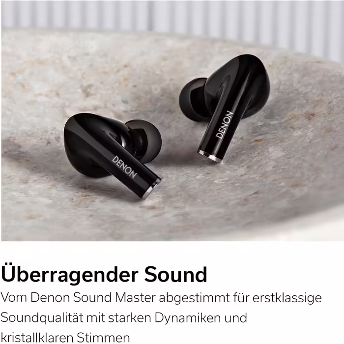 Бездротові навушники Denon AH-C830WNC In-Ear з Bluetooth, шумозаглушенням, Soundmaster-тюнінгом, до 24 годин автономної роботи, білі