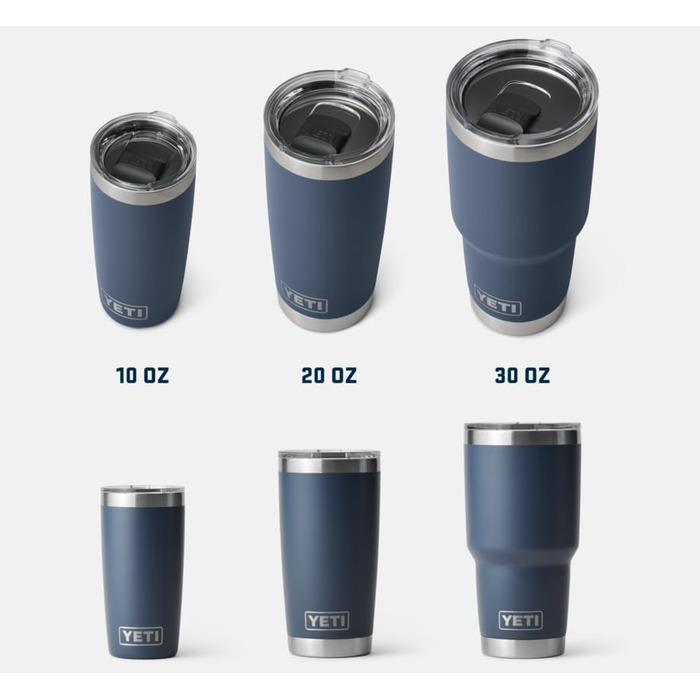 Термос YETI Rambler з кришкою MagSlider, Navy, 10 oz (296 мл)