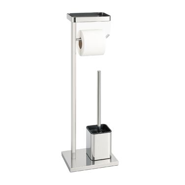 Набір для туалету Relaxdays з металевою полицею (WC-Garnitur Metall mit Ablage)