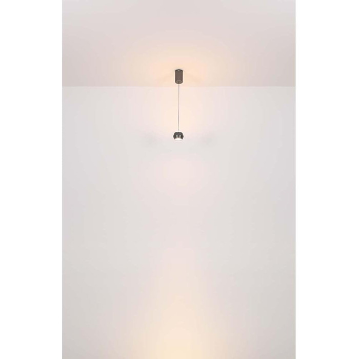 Підвісний світильник Globo Підвісний світильник Стельовий світильник Світлодіодний світильник для їдальні Сірий регулюється по висоті
