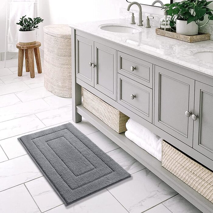 Килимок для ванної DEXI нековзний м'який килимок для ванної Водопоглинаючий килимок для ванної можна прати в пральній машині килимок для ванної для душу, ба