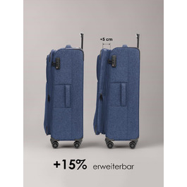 розмір: l (79 см) розширювана на 4 колеса