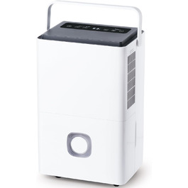 Електричний осушувач повітря для дому: 65л/день, авторежим, резервуар 4.5л з відводом, тихий осушувач для підвалу, офісу, спальні, ванної кімнати, квартири, кухні до 120м², чорний та білий