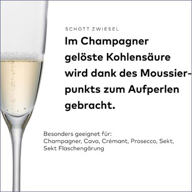 Келих для шампанського, набір з 6 штук, Schott Zwiesel