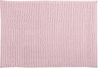 Килимок для ванної MSV килимок для ванної килимок для душу синель килимок для ванної з високим ворсом 60x90 см- (пастельно-рожевий, 60x90 см)