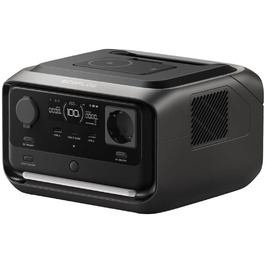 Портативна електростанція EcoFlow RIVER 3 Plus, ємність 286 Wh, номінальна потужність 600 W, пікова потужність 1200 W