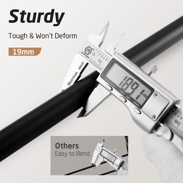 Тримач для паперових рушників KES з мармуром та нержавіючої сталі SUS304, підстільний, чорний, 20 см