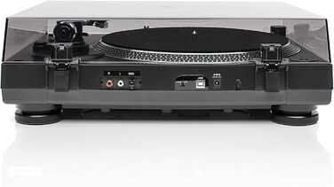DJ-програвач Dual DTJ 301.1 USB, 33/45 об/хв, пітч-контроль, магнітна голівка, підсвітка голки, чорний