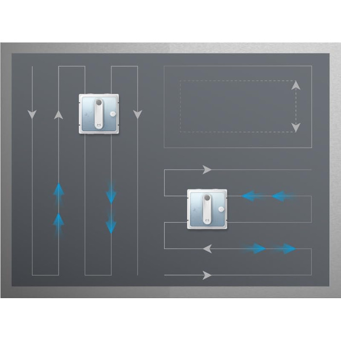 Робот для миття вікон Hutt з пультом дистанційного керування | 2-фазне розпилення та сила всмоктування 3800Pa | 80 мл бак, розпізнавання країв | Для скла, плитки, дзеркал (4 серветки для миття, мотузка безпеки в комплекті)