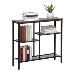 Столик-консоль Relaxdays з 4 полицями