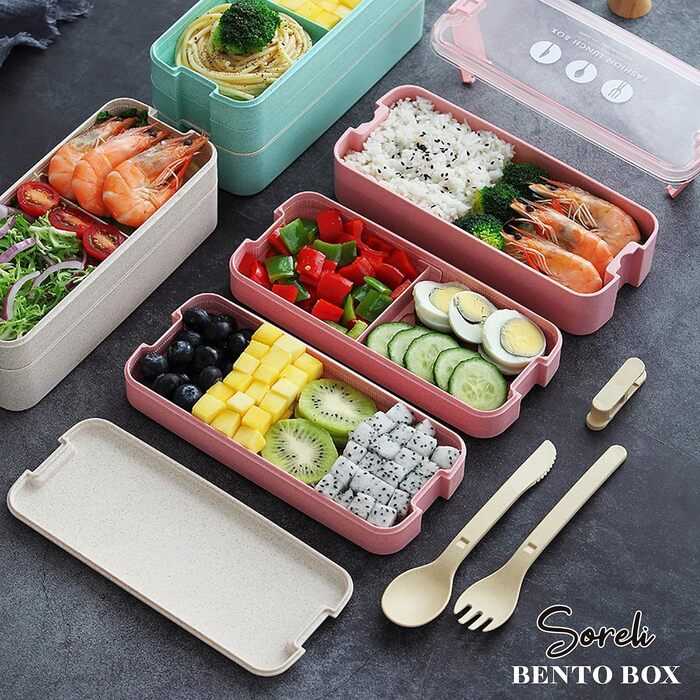 Ланчбокс Bento Box (Великобританія) контейнер для їжі, 4 відділення