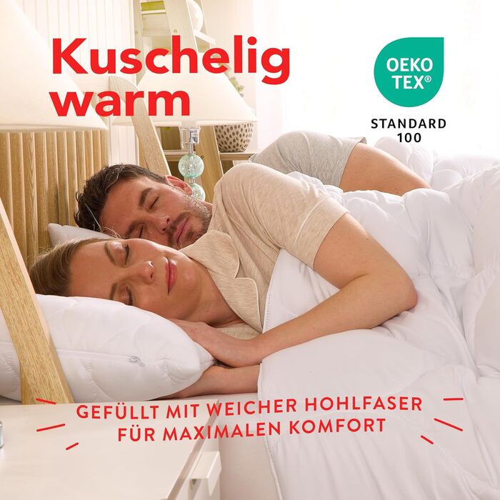 Ковдра зимова John Cotton New Way 240x220 - тепла, дихаюча, для алергіків, сертифікат Öko-Test, мікрофібра