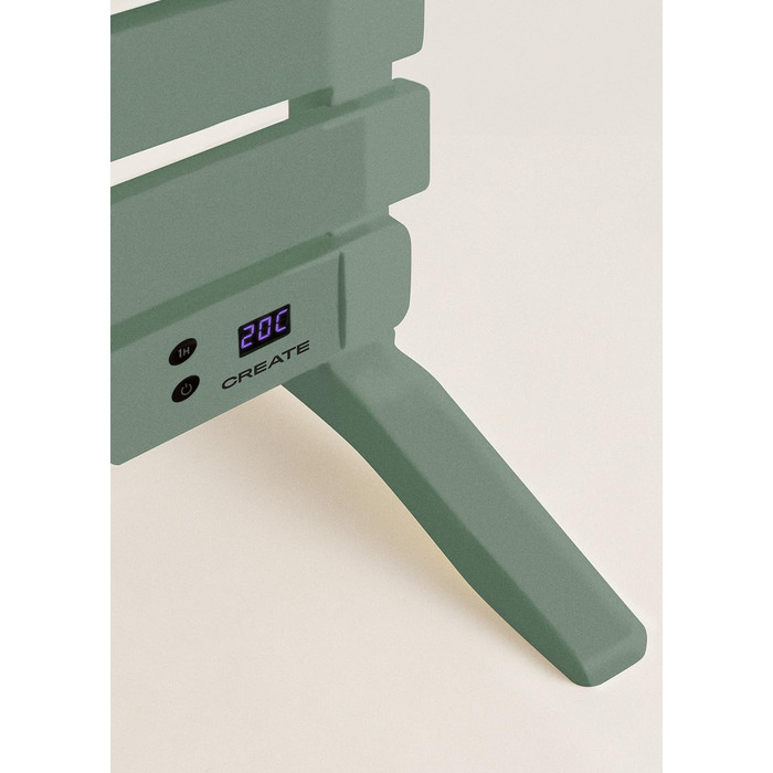 Електричний нагрівач для рушників CREATE / WARM 500W з підставками, 103x55x5 см, термостат, низьке споживання