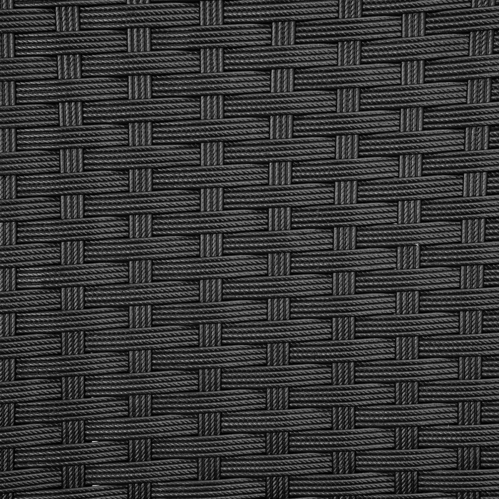 Комплект садових меблів з техноротанга eHokery Magnolia, чорний, 4 предмети