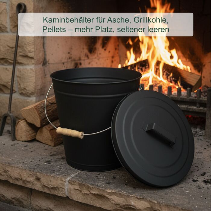 Відро для сміття Relaxdays з мітлою та совкою