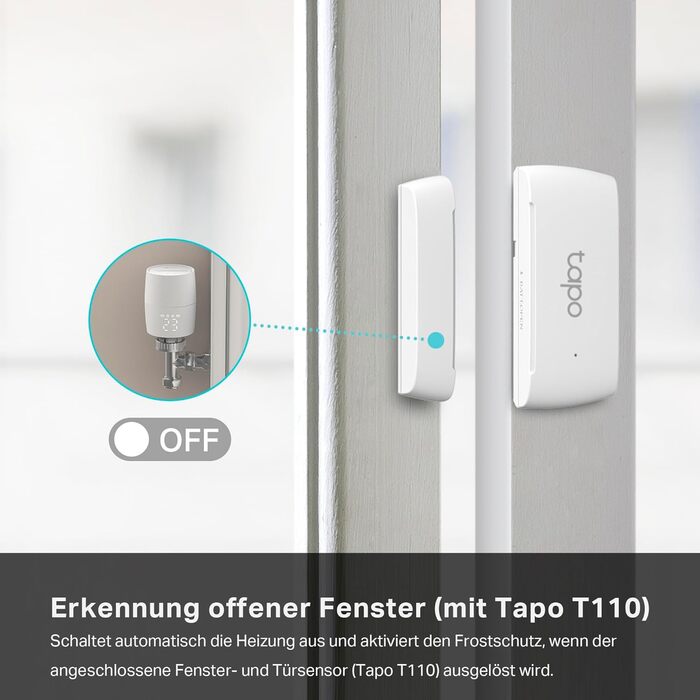 TP-Link Kasa Smart Термостат для радіатора WiFi Starter Kit (Хаб + 1 Термостат), Керування опаленням через додаток Kasa, Геофенсинг, Розпізнавання відкритих вікон, Matter, Сумісність з Alexa