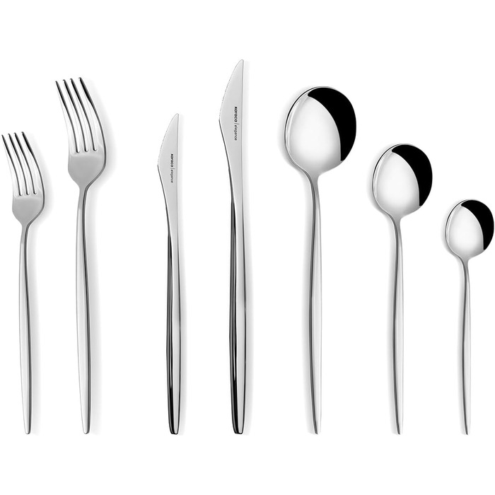 Набір столових приборів Karaca Elegance (84 деталі) - нержавіюча сталь, для посудомийної машини, 12 персон