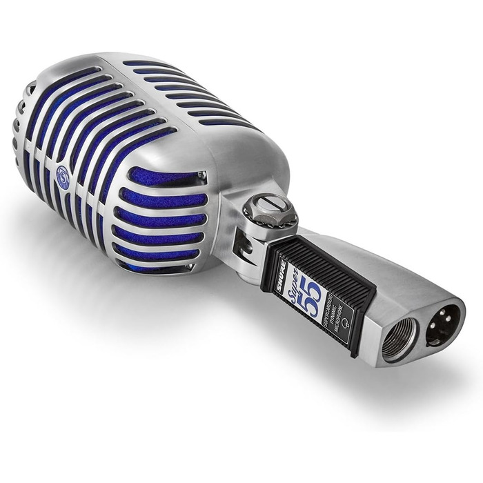 Вокальний мікрофон Shure Super 55 Deluxe – вінтажний динамічний суперкардіоїдний Unidyne, легендарний дизайн, класичне звучання, міцний литий корпус