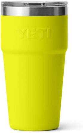 Термос YETI Rambler 591ml (20oz) з кришкою MagSlider, колір Firefly Yellow