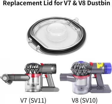 Циклон MoPei в зборі для пилососа Dyson V8/V7, запасна частина 967699-01 (кришка)