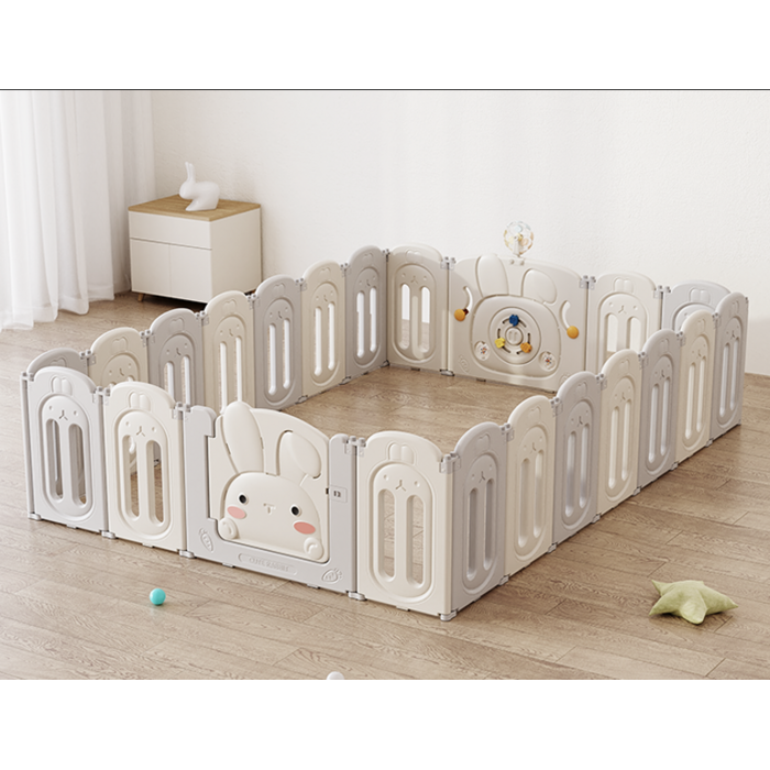 Дитячий манеж Mealux Roger White/Grey (арт. KD-C071 White/Grey)