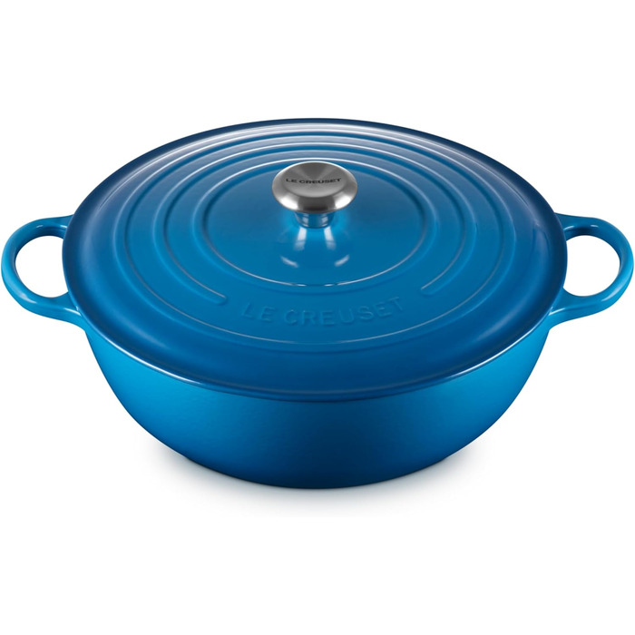 Каструля Le Creuset Signature з чавуну, 32 см, 4.1 л, для всіх плит (в т.ч. індукційних)