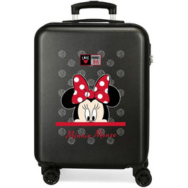 Чорна сумка Disney My Pretty Bow, розмір 38 x 55 x 20 см, Бічна застібка з міцного АБС-пластика, об'єм 34 л, 2,66 кг, Вага 4 шт.